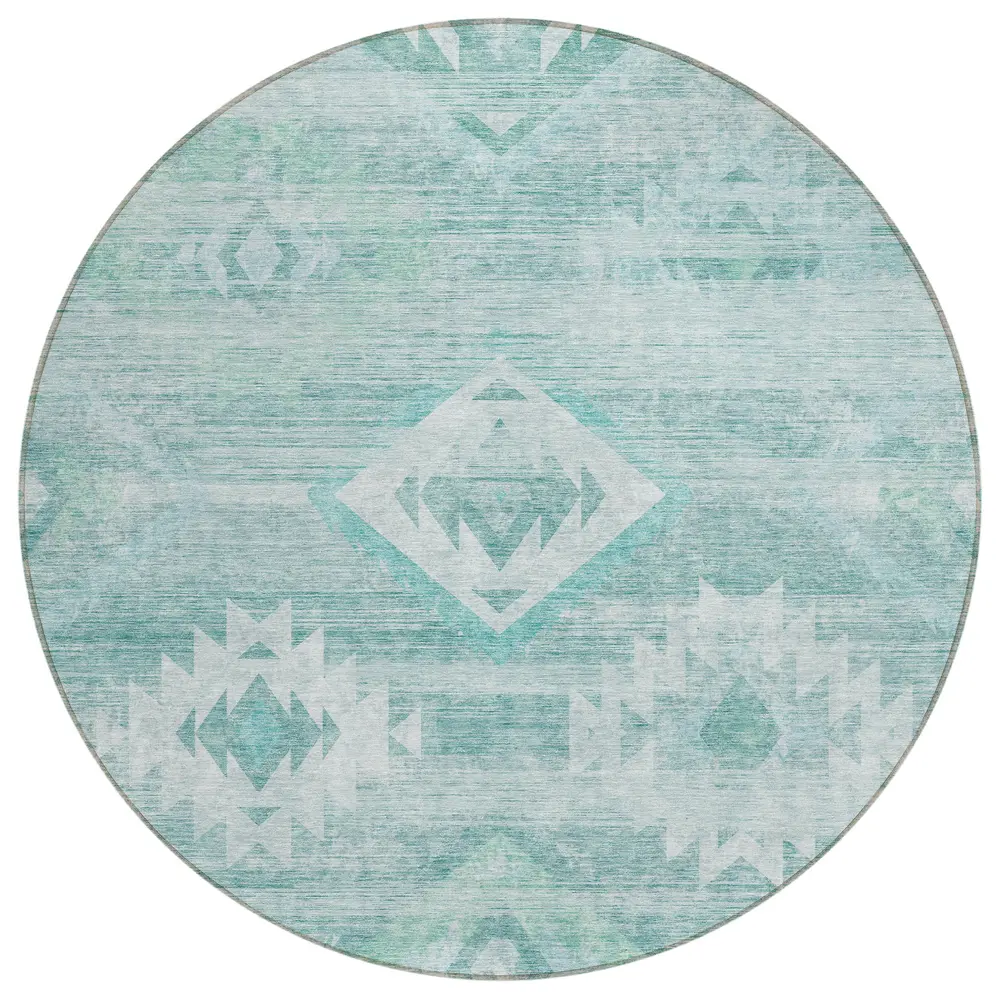 Chantille ACN837 Aqua 8' x 8' Rug
