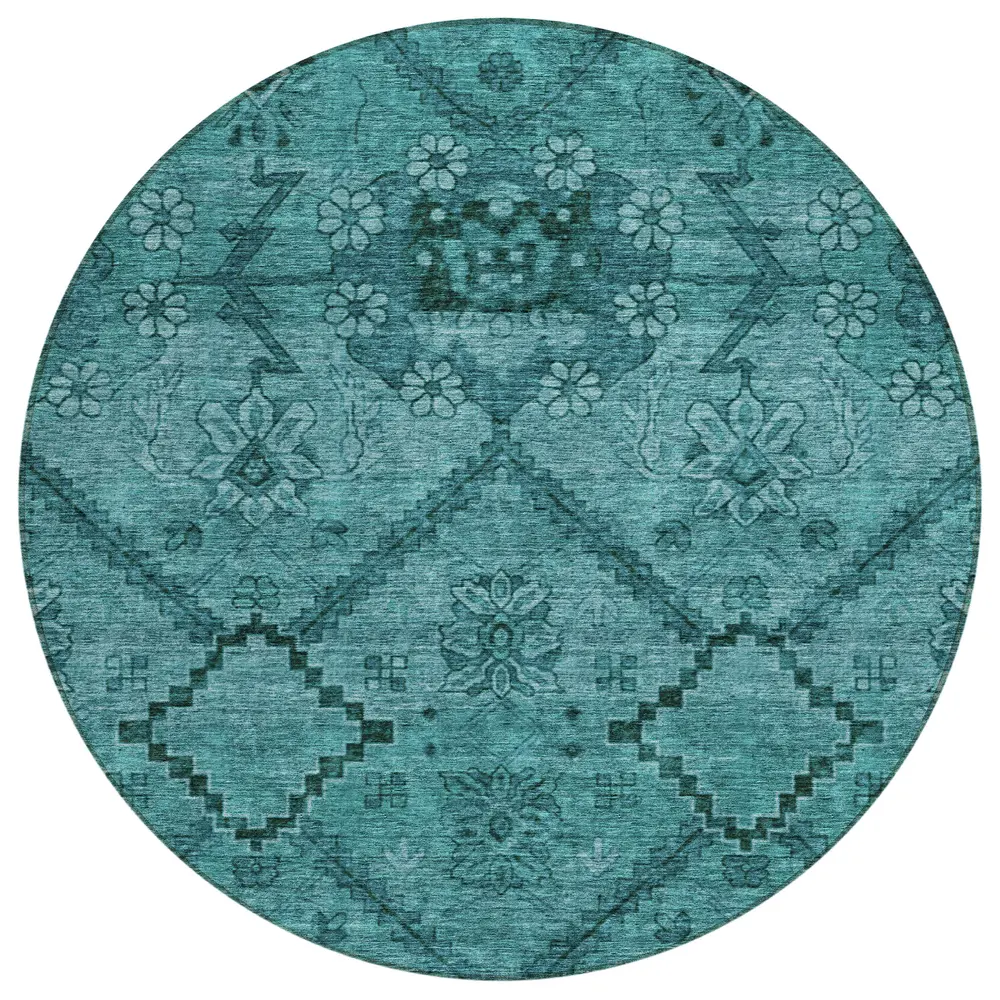 Chantille ACN842 Teal 8' x 8' Rug