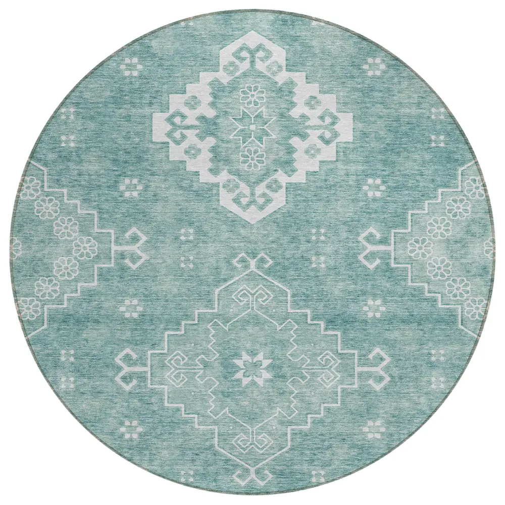 Chantille ACN847 Aqua 8' x 8' Rug