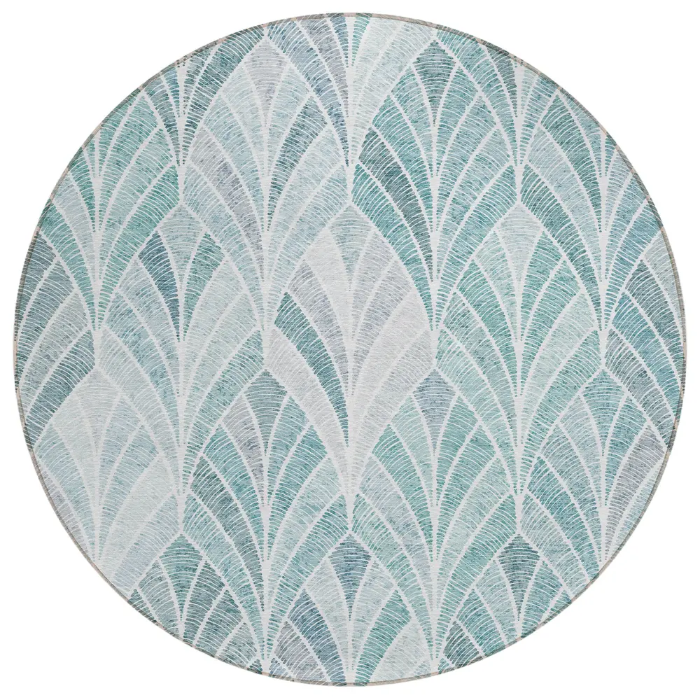Chantille ACN851 Aqua 8' x 8' Rug