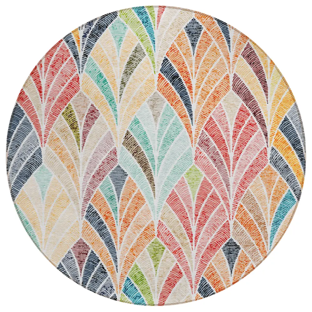 Chantille ACN851 Orange 8' x 8' Rug