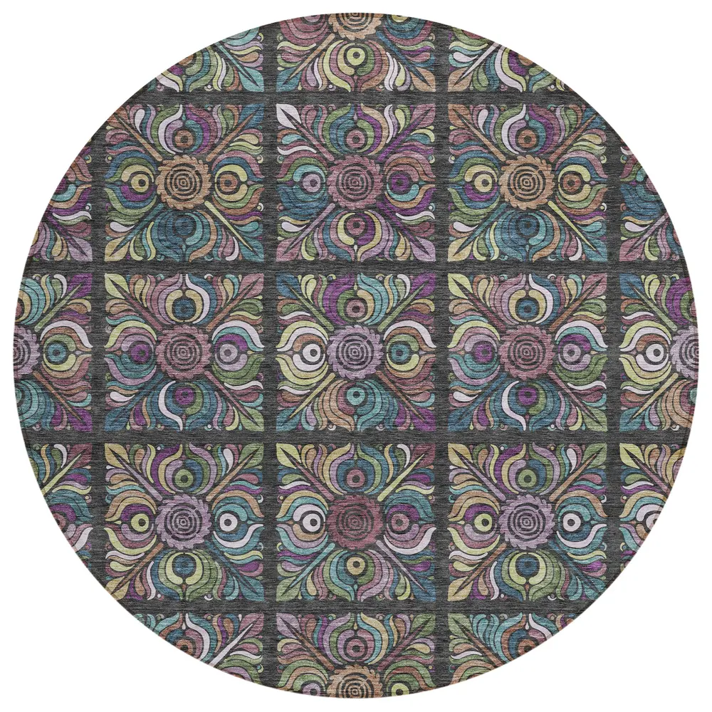 Chantille ACN852 Black 8' x 8' Rug