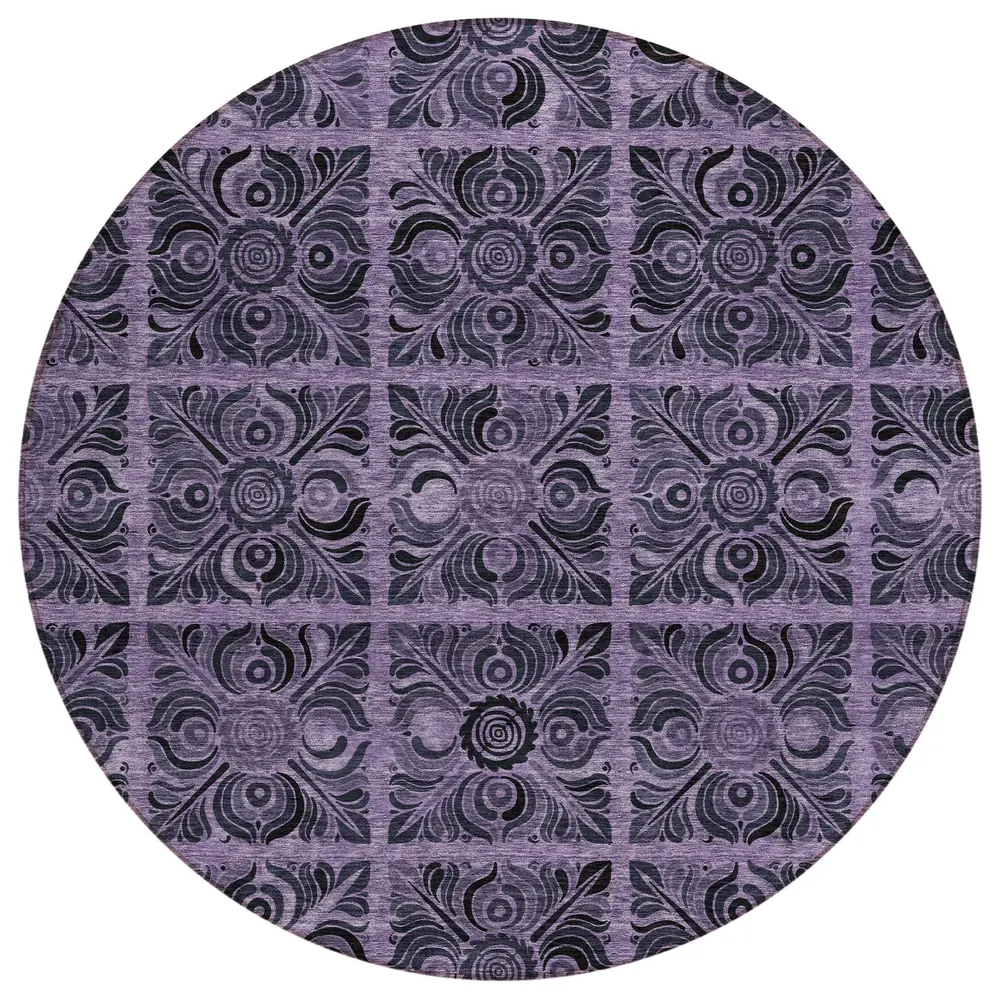Chantille ACN853 Purple 8' x 8' Rug