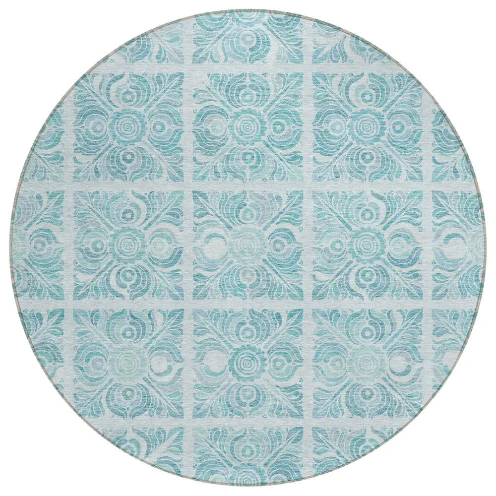 Chantille ACN854 Turquoise 8' x 8' Rug
