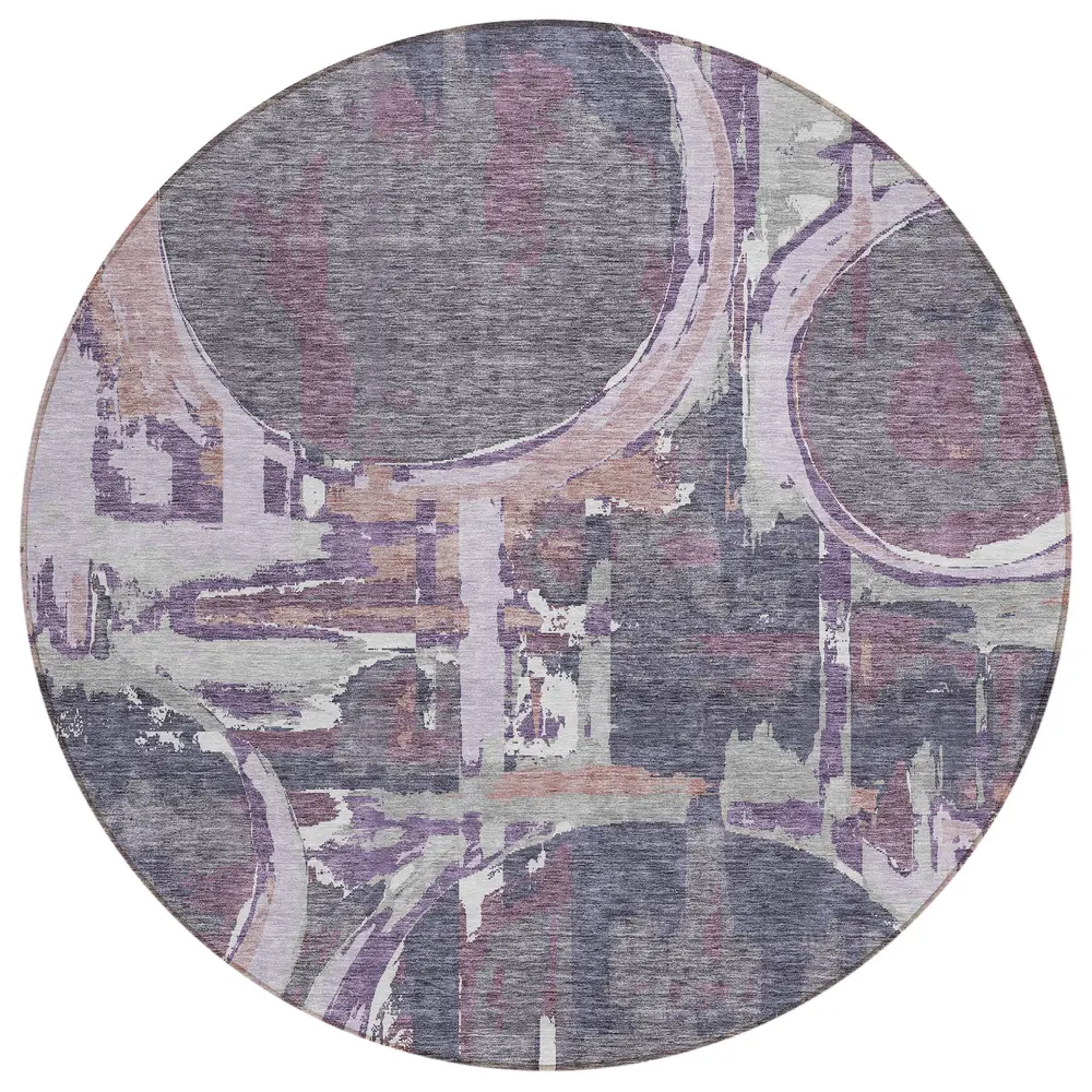 Chantille ACN855 Purple 8' x 8' Rug