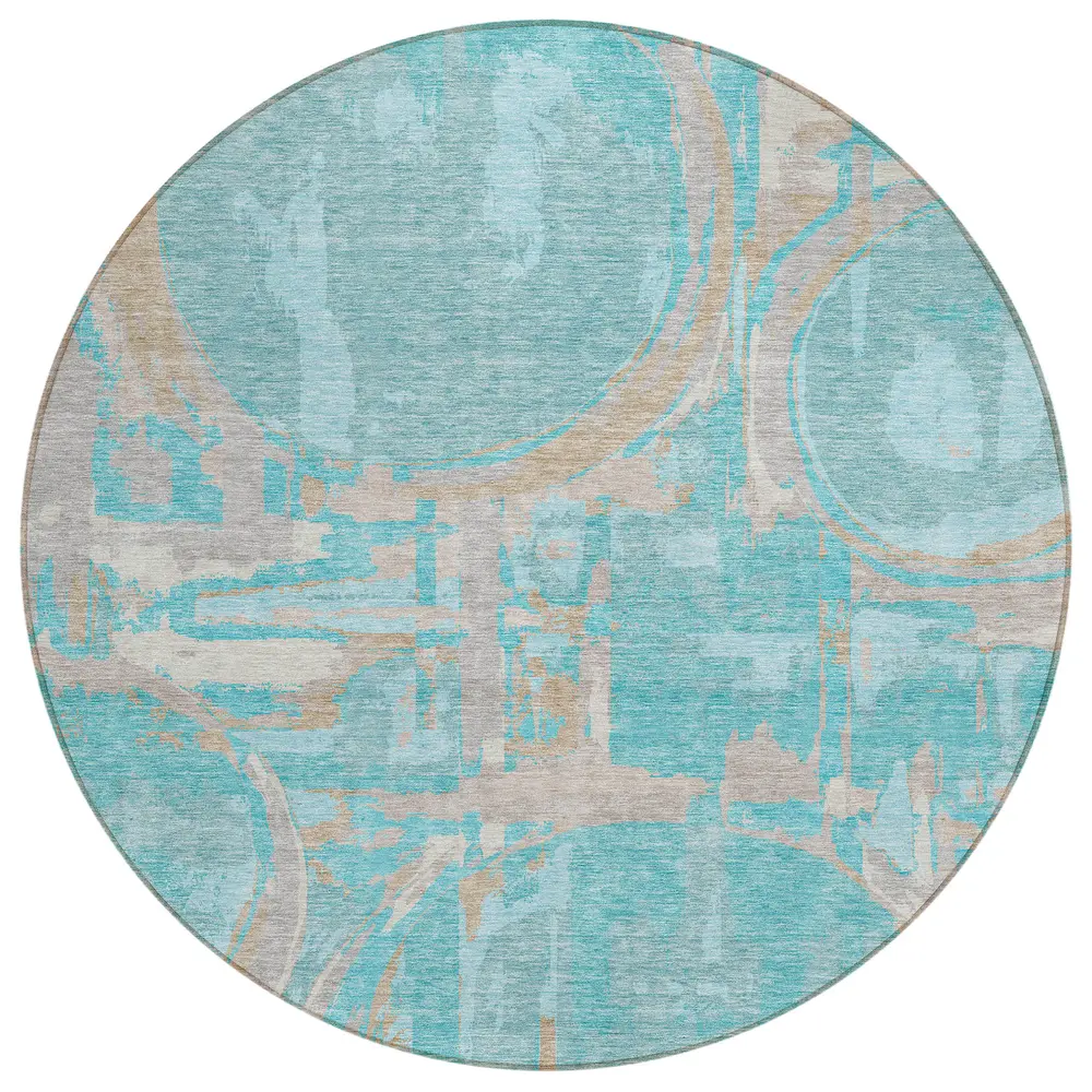 Chantille ACN855 Teal 8' x 8' Rug