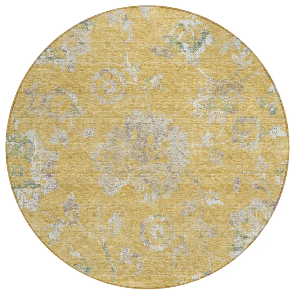 Chantille ACN856 Gold 8' x 8' Rug