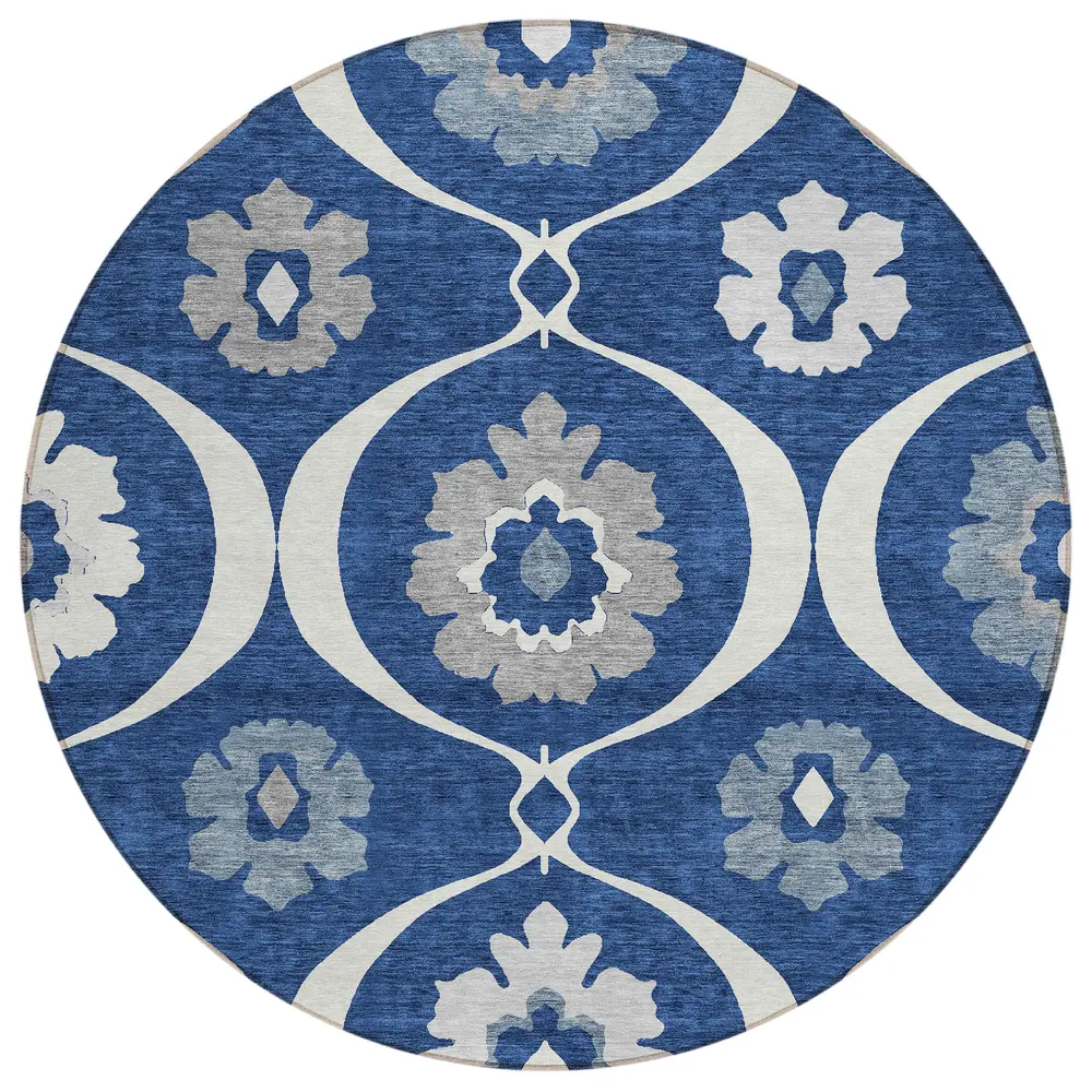 Chantille ACN858 Navy 8' x 8' Rug