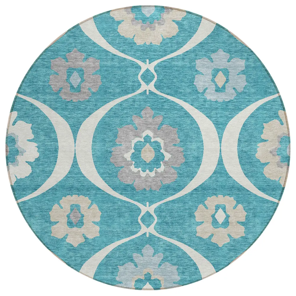 Chantille ACN858 Teal 8' x 8' Rug