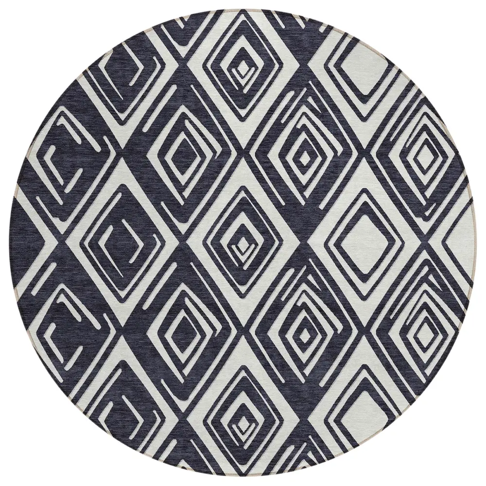 Chantille ACN862 Black 8' x 8' Rug