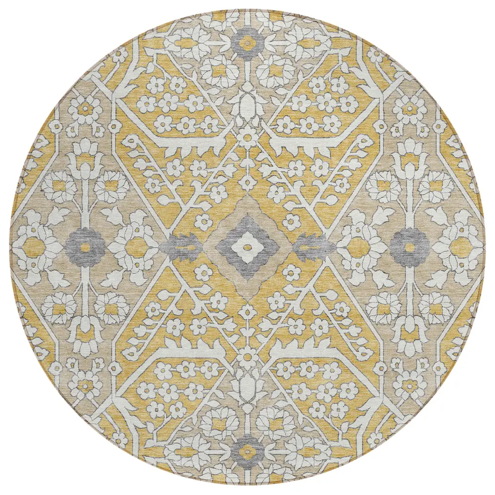 Chantille ACN863 Gold 8' x 8' Rug