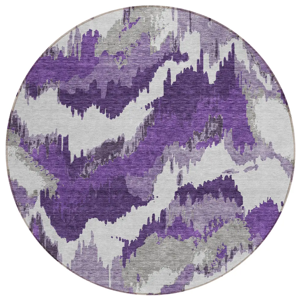 Chantille ACN865 Purple 8' x 8' Rug