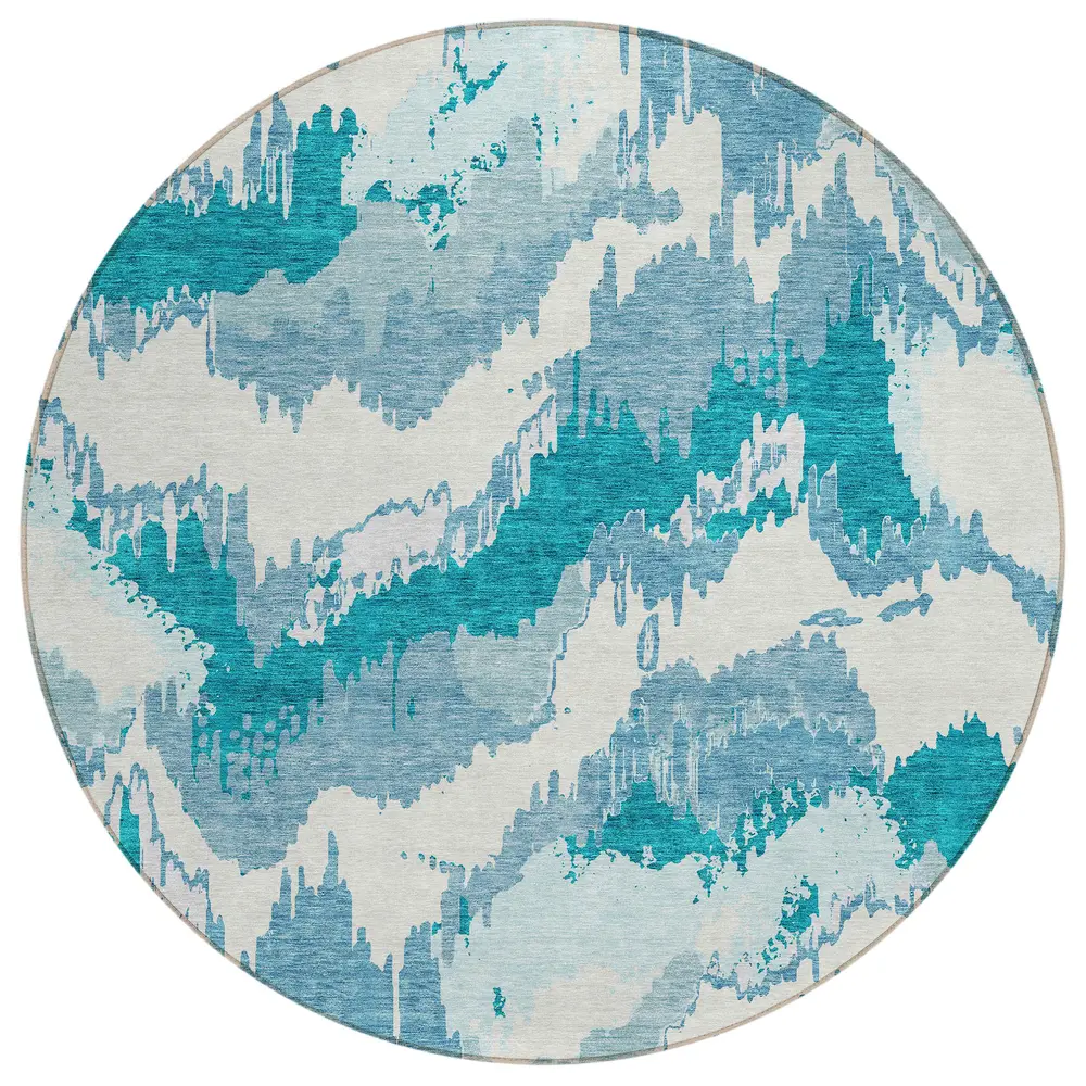 Chantille ACN865 Teal 8' x 8' Rug