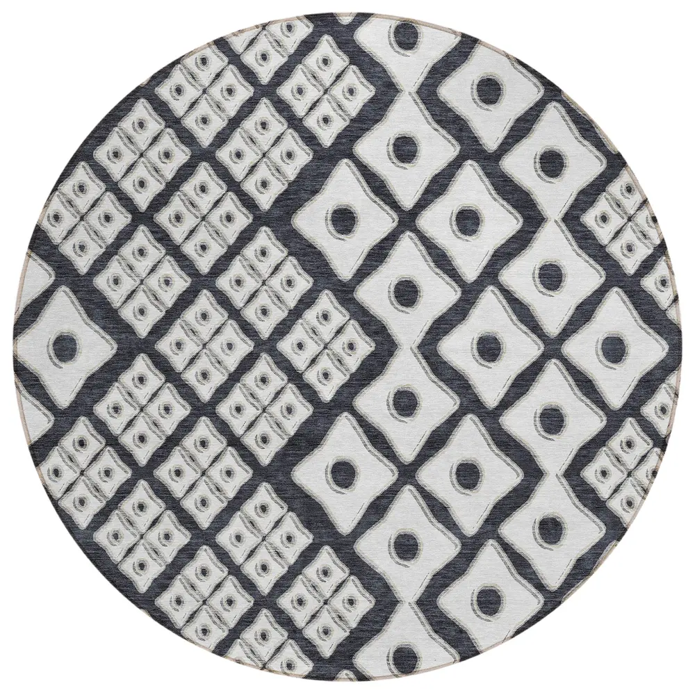 Chantille ACN866 Black 8' x 8' Rug