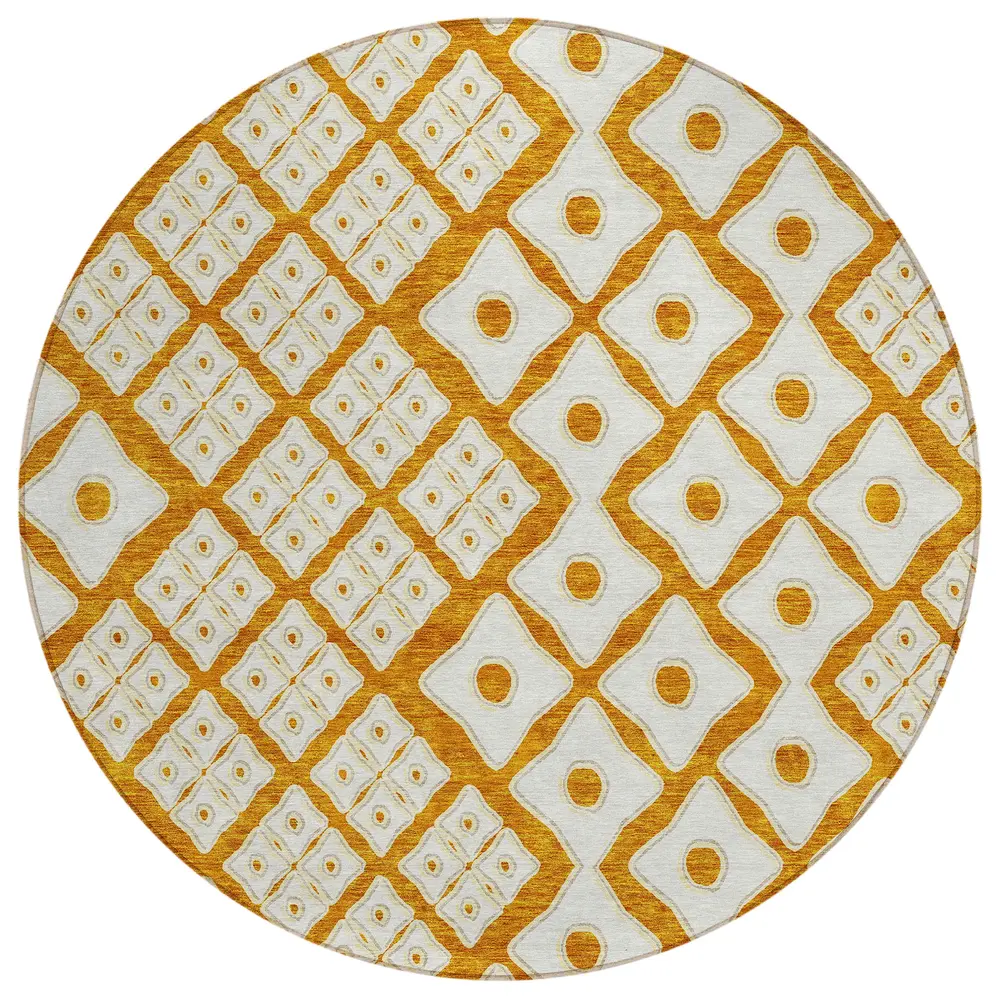 Chantille ACN866 Orange 8' x 8' Rug