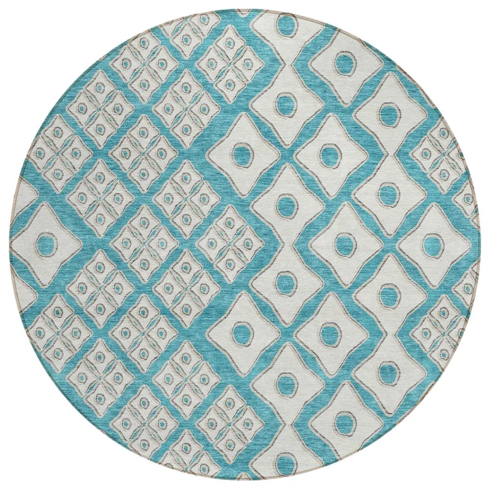 Chantille ACN866 Teal 8' x 8' Rug