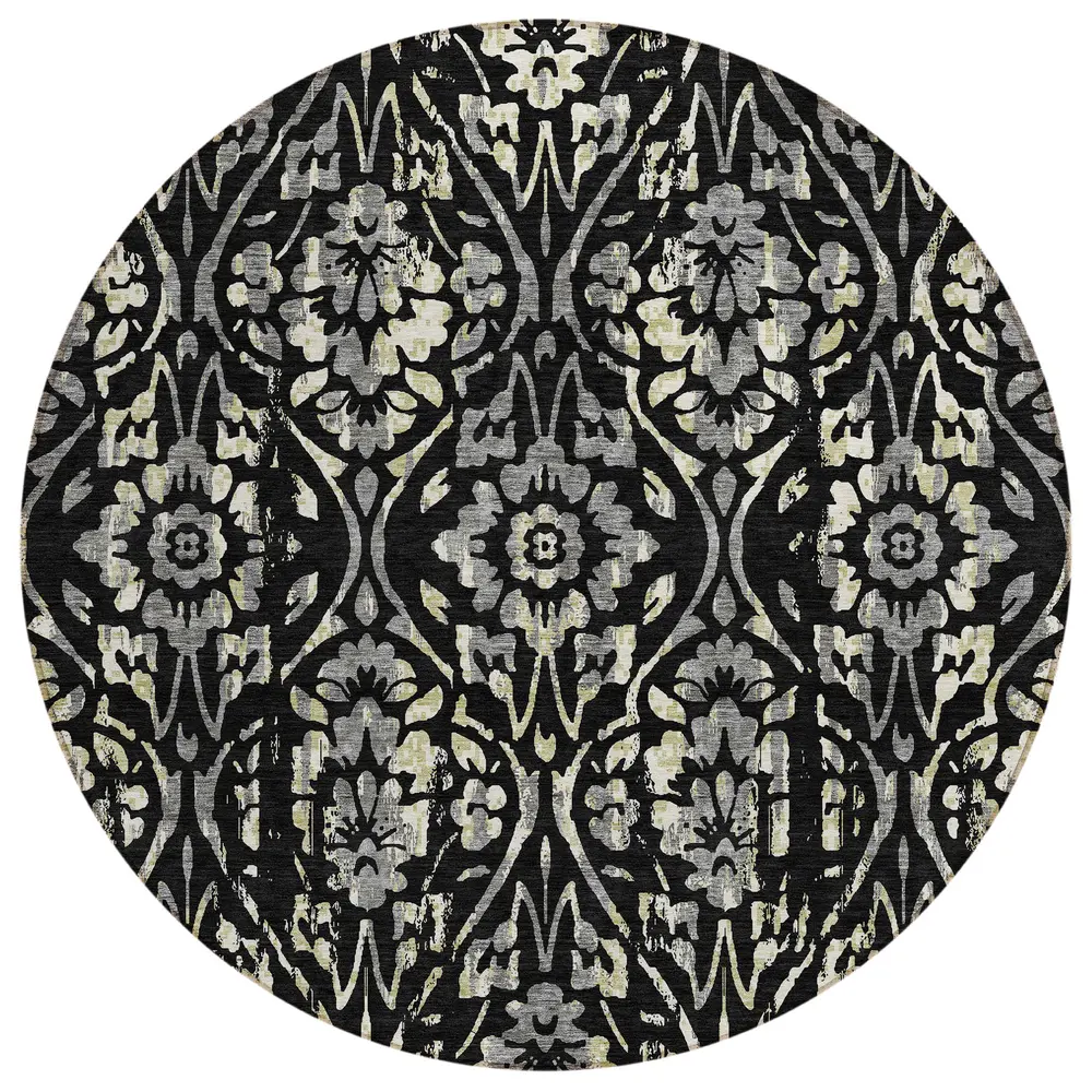 Chantille ACN868 Black 8' x 8' Rug