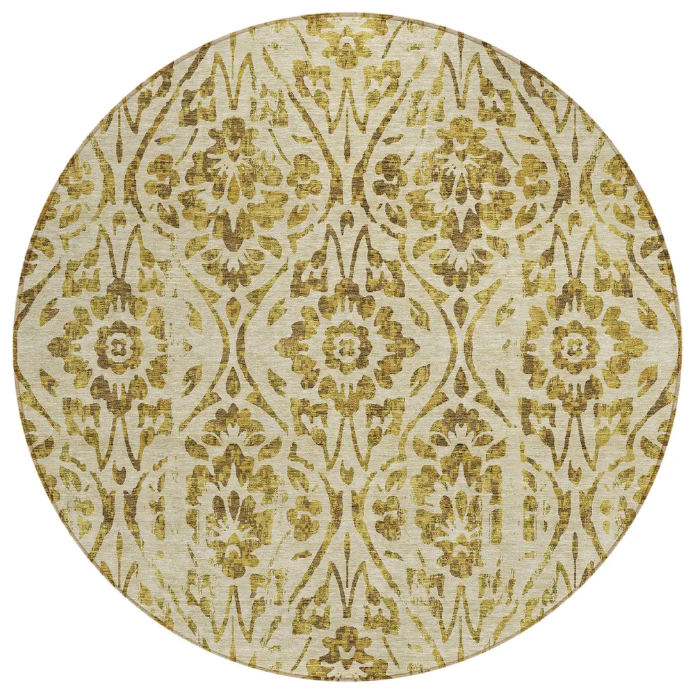 Chantille ACN868 Gold 8' x 8' Rug