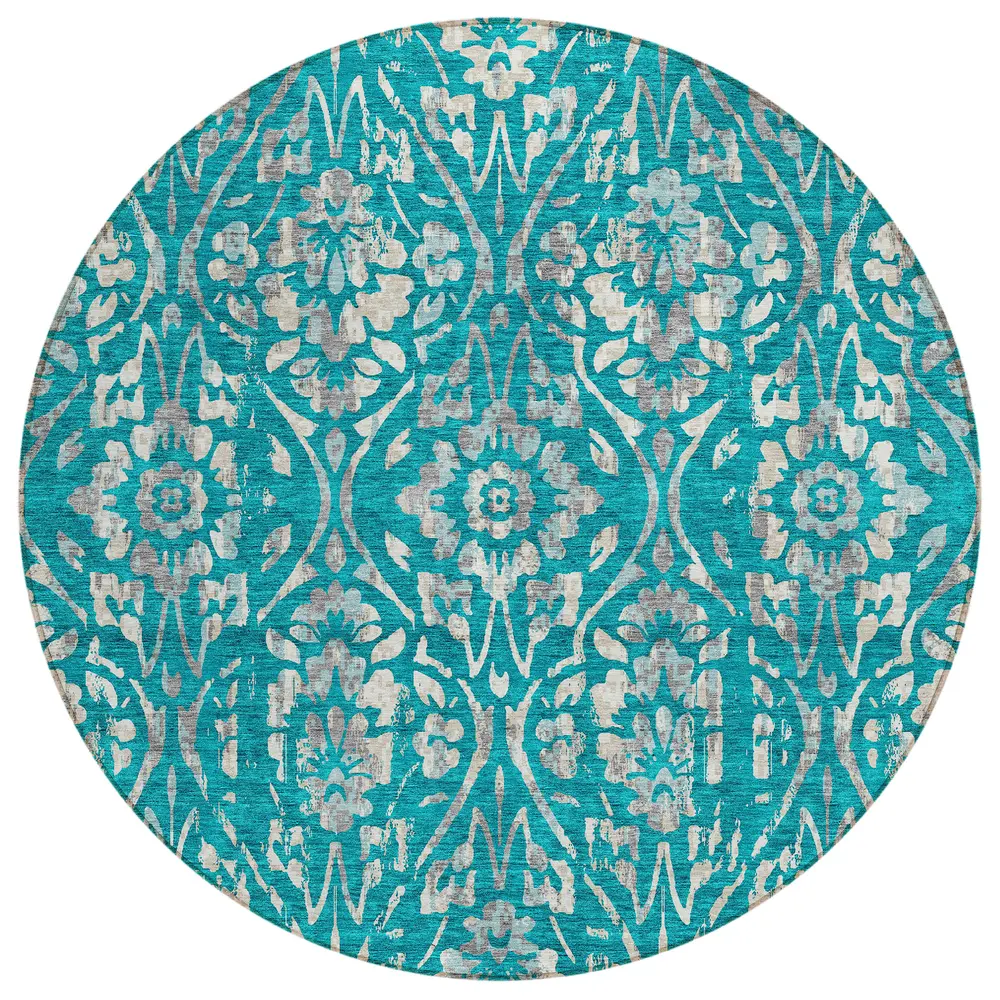 Chantille ACN868 Teal 8' x 8' Rug