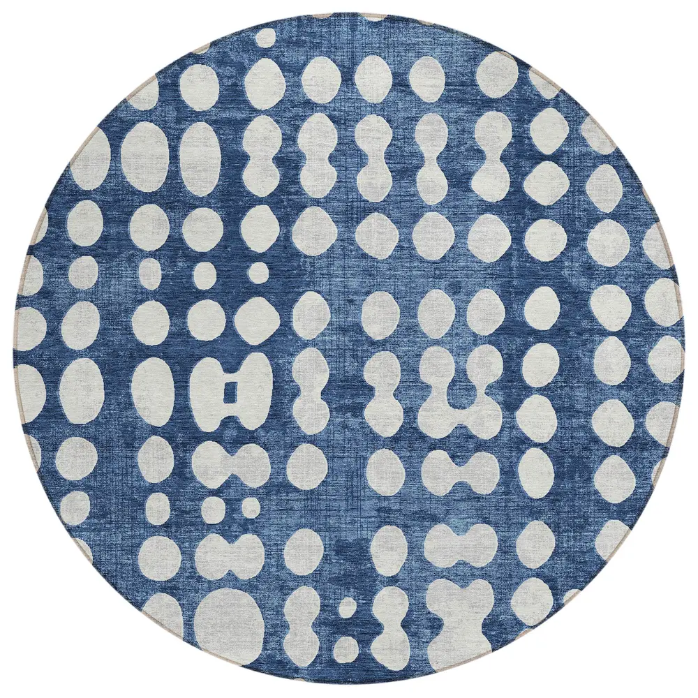 Chantille ACN869 Navy 8' x 8' Rug