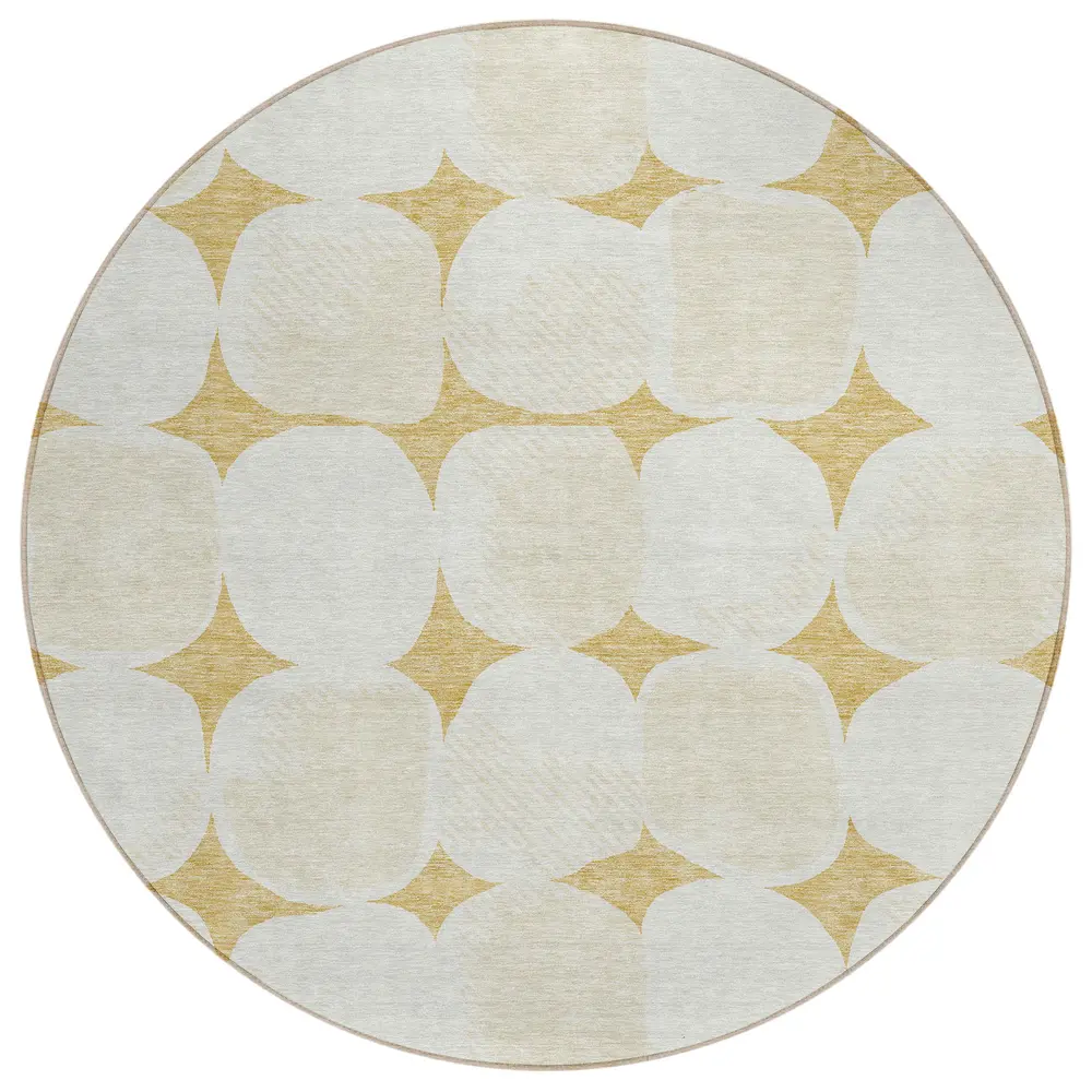 Chantille ACN870 Gold 8' x 8' Rug