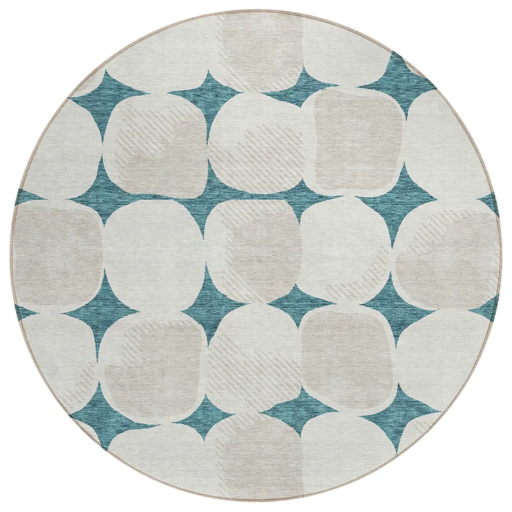 Chantille ACN870 Teal 8' x 8' Rug