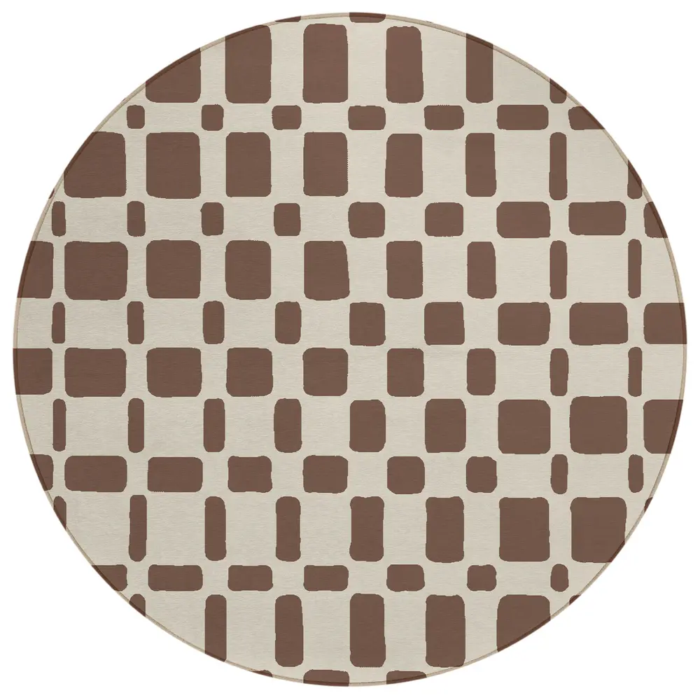 Chantille ACN871 Brown 8' x 8' Rug