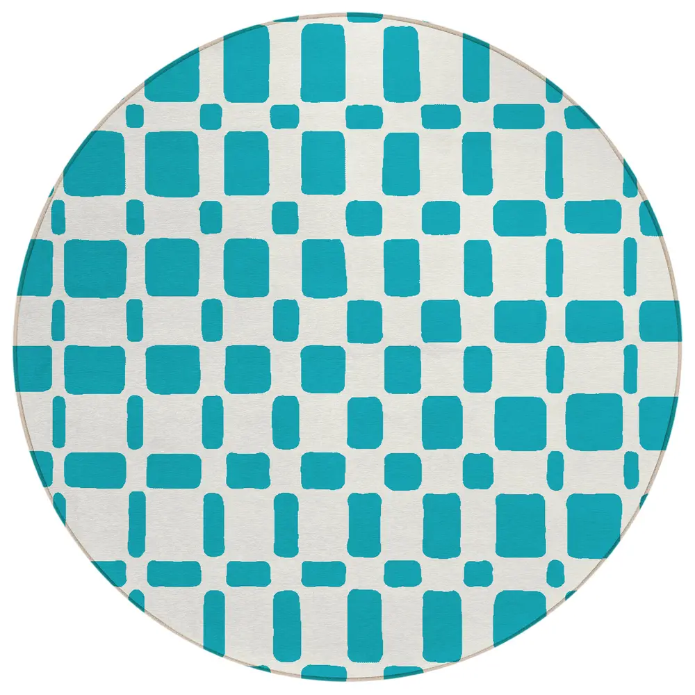 Chantille ACN871 Teal 8' x 8' Rug