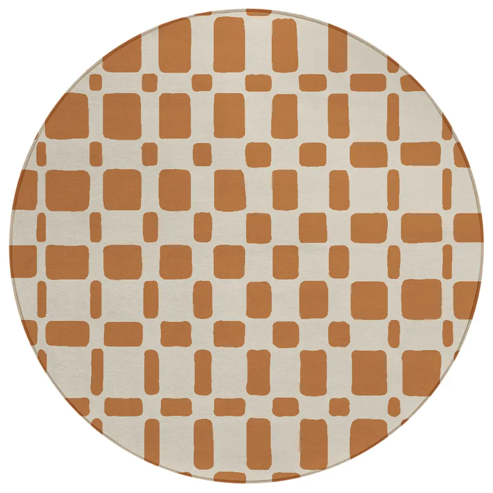 Chantille ACN871 Terracotta 8' x 8' Rug