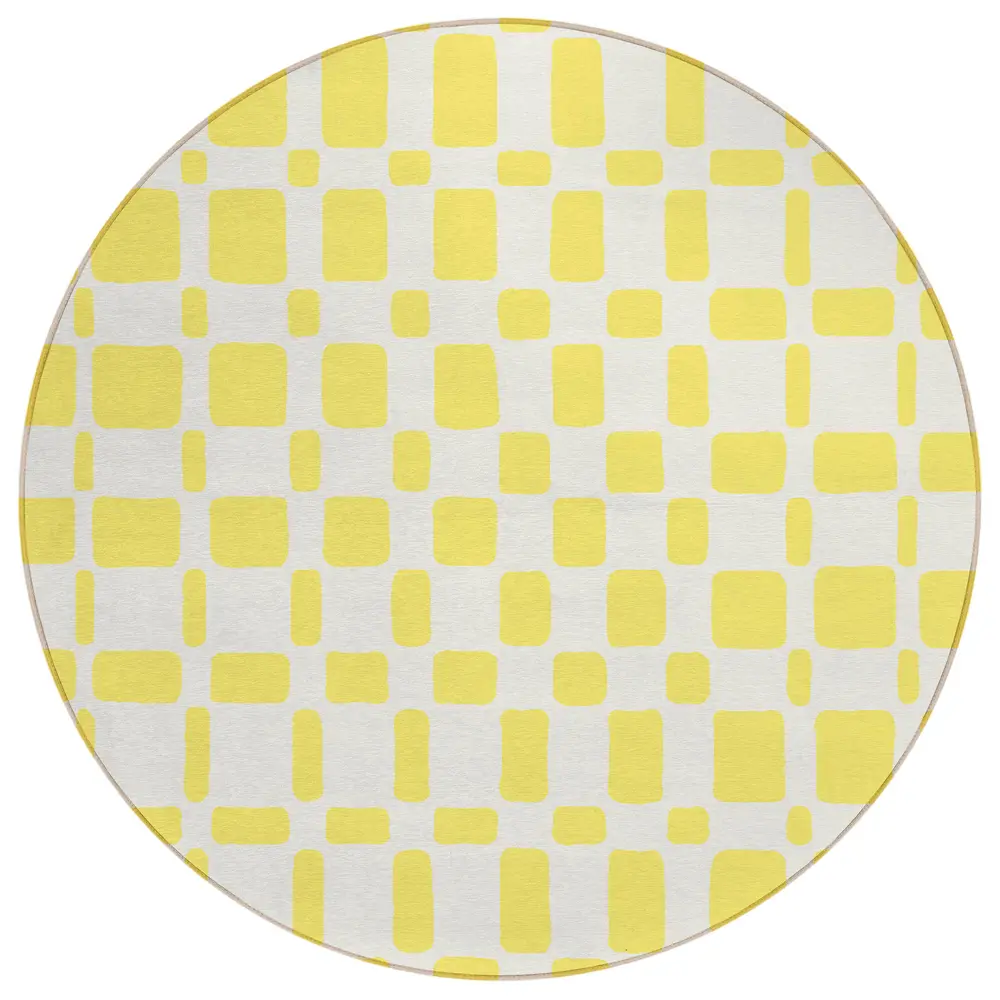 Chantille ACN871 Yellow 8' x 8' Rug