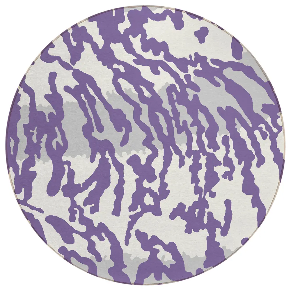 Chantille ACN873 Purple 8' x 8' Rug