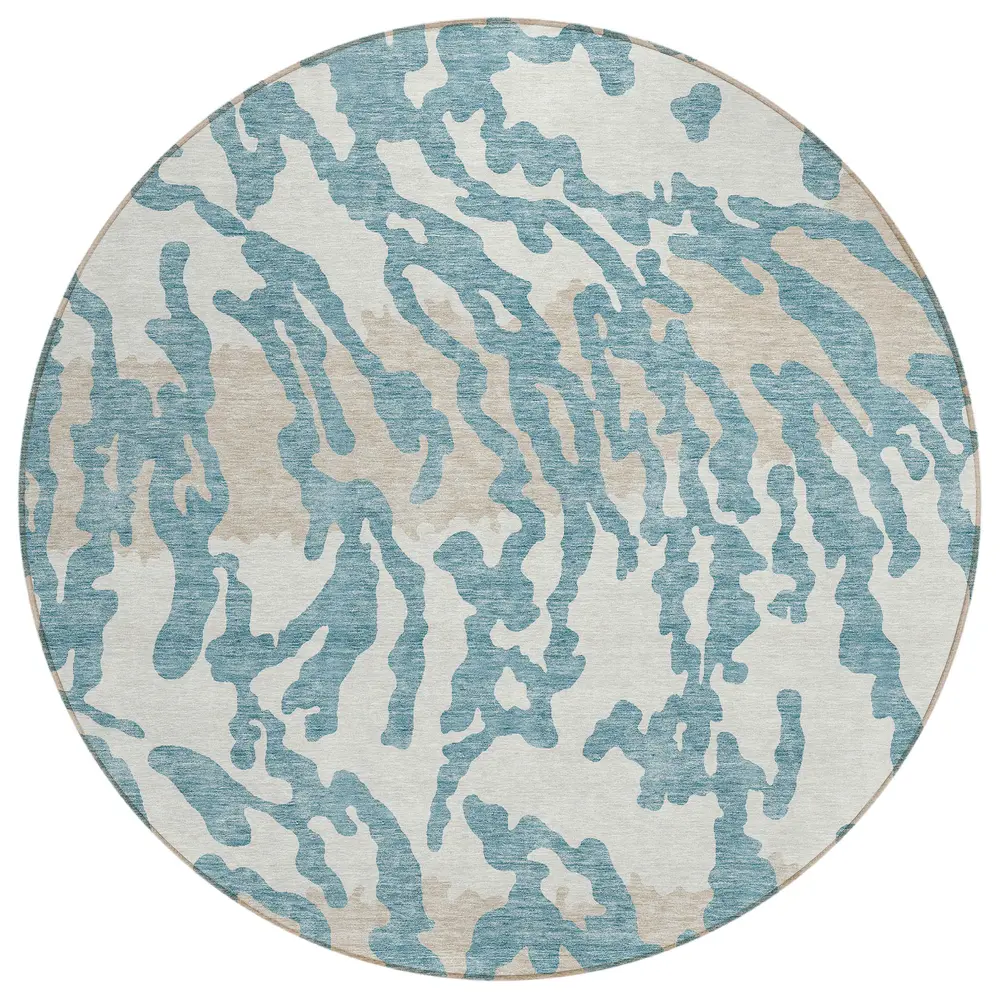 Chantille ACN873 Teal 8' x 8' Rug