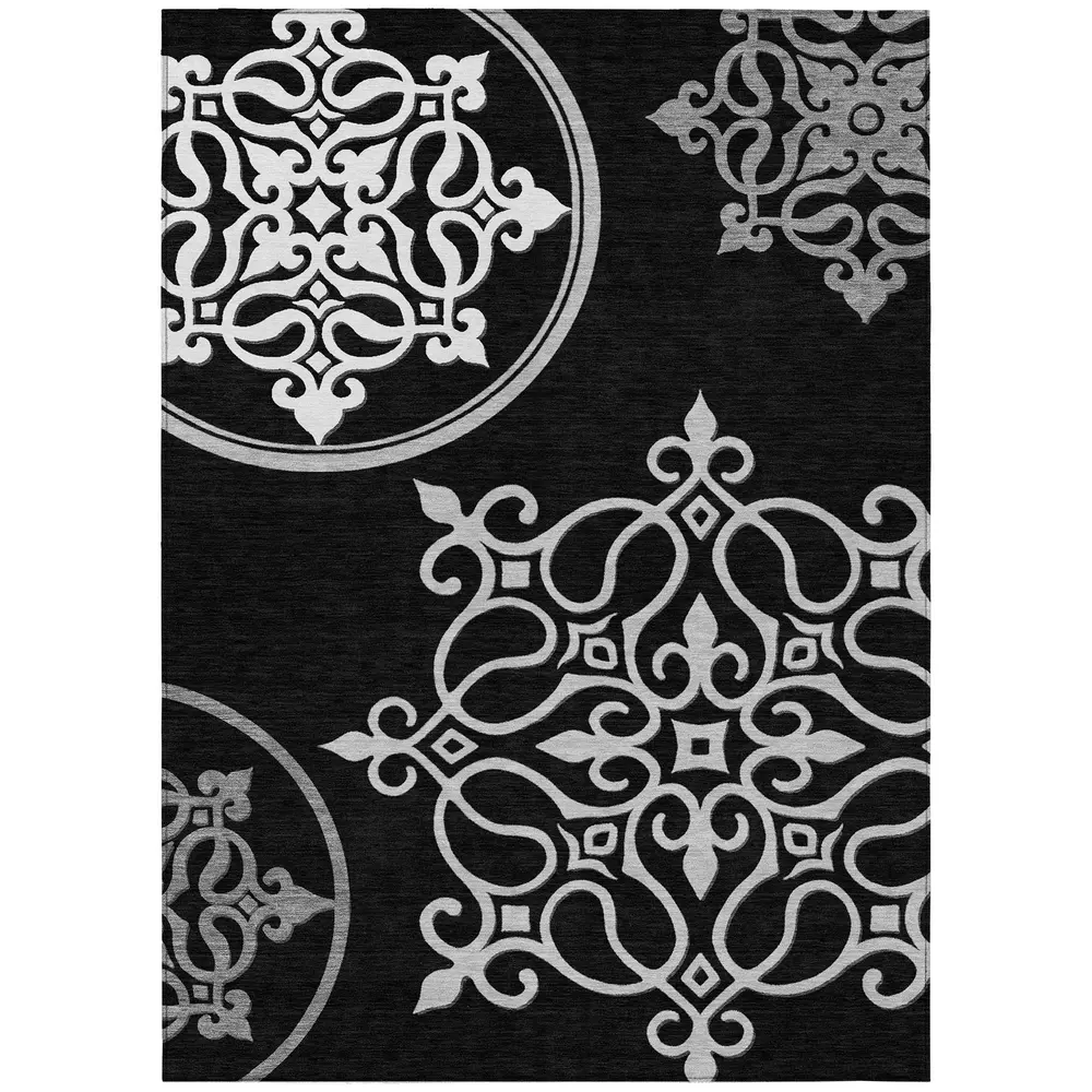 Chantille ACN874 Black 5' x 7'6