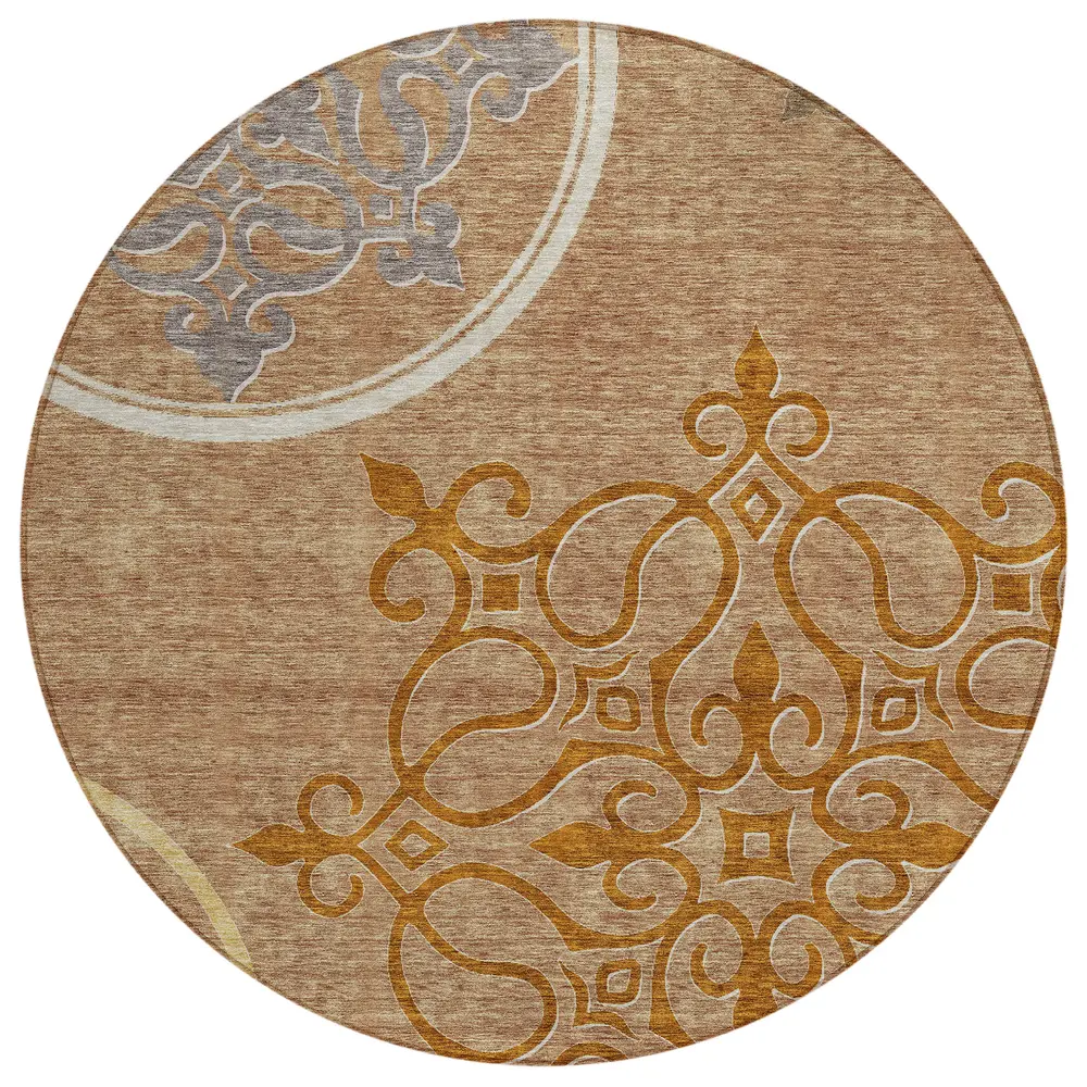 Chantille ACN874 Terracotta 8' x 8' Rug