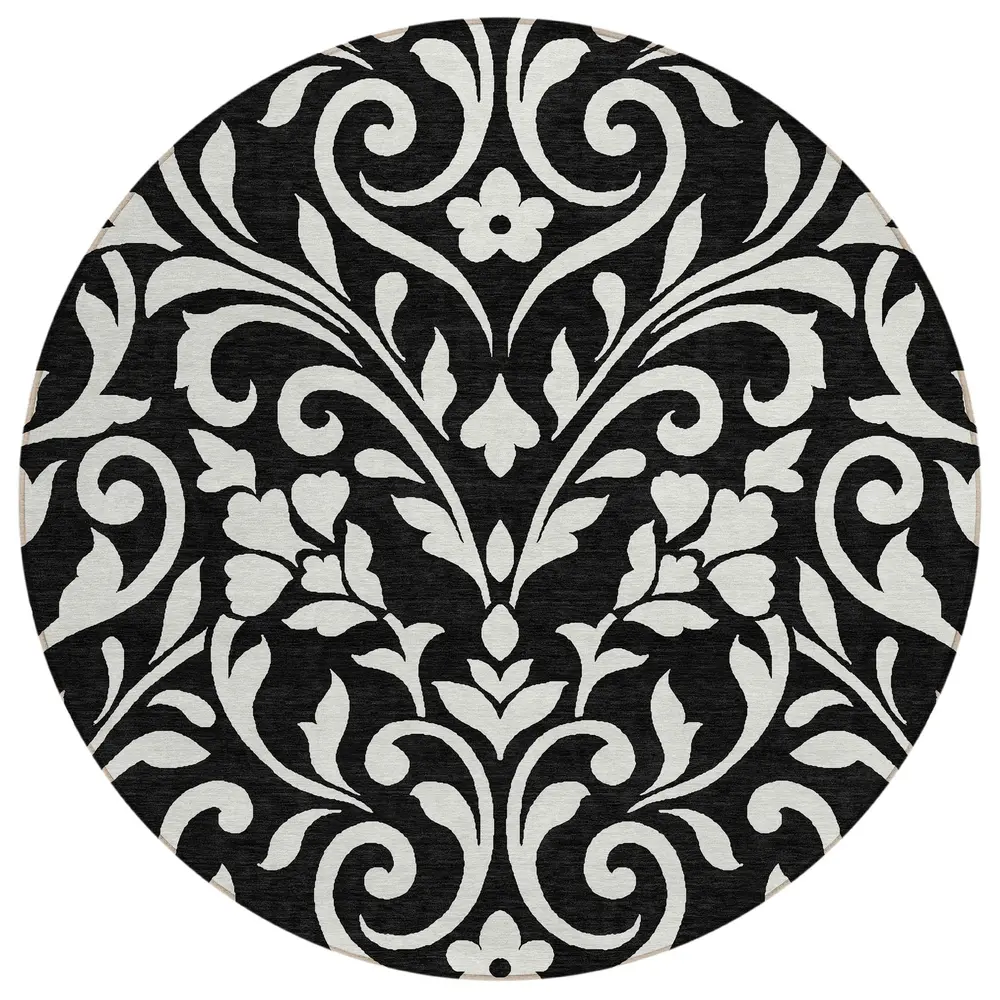 Chantille ACN875 Black 8' x 8' Rug