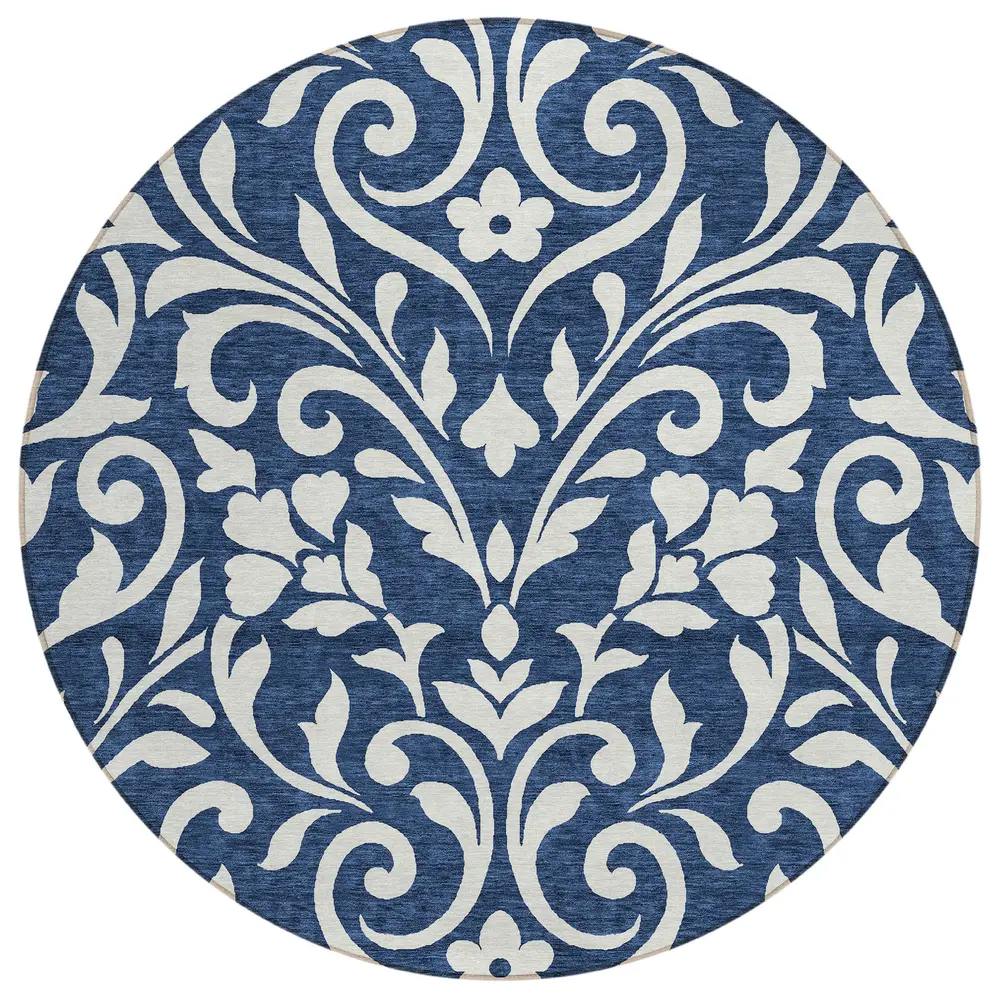Chantille ACN875 Navy 8' x 8' Rug