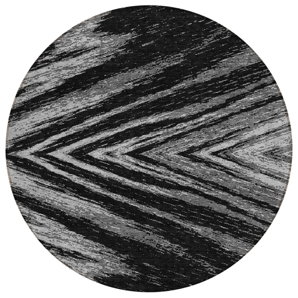 Chantille ACN876 Black 8' x 8' Rug