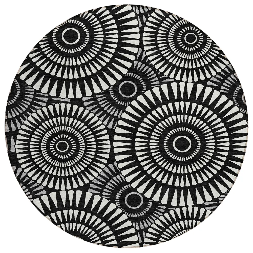 Chantille ACN877 Black 8' x 8' Rug