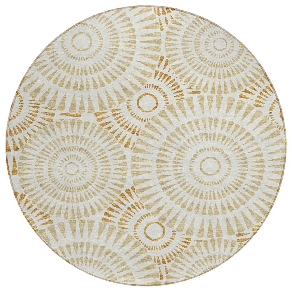 Chantille ACN877 Gold 8' x 8' Rug