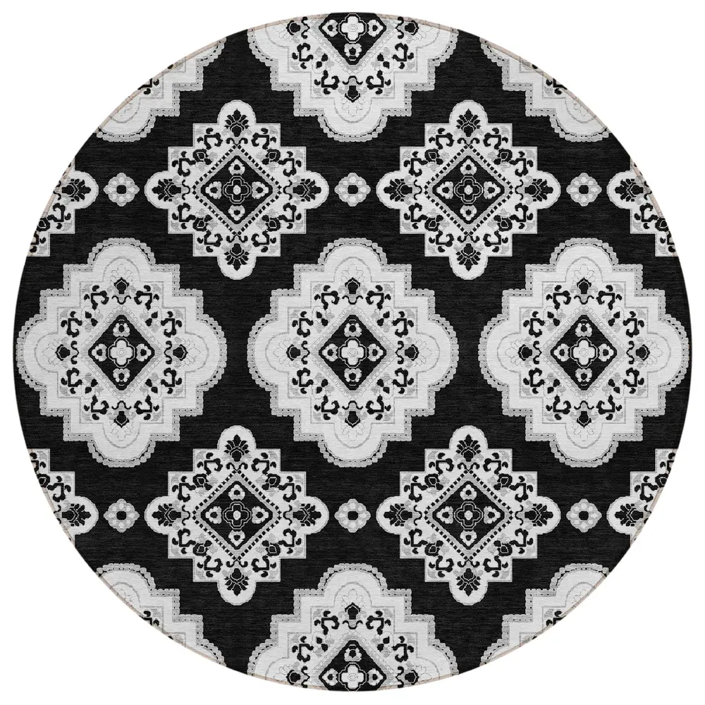 Chantille ACN878 Black 8' x 8' Rug