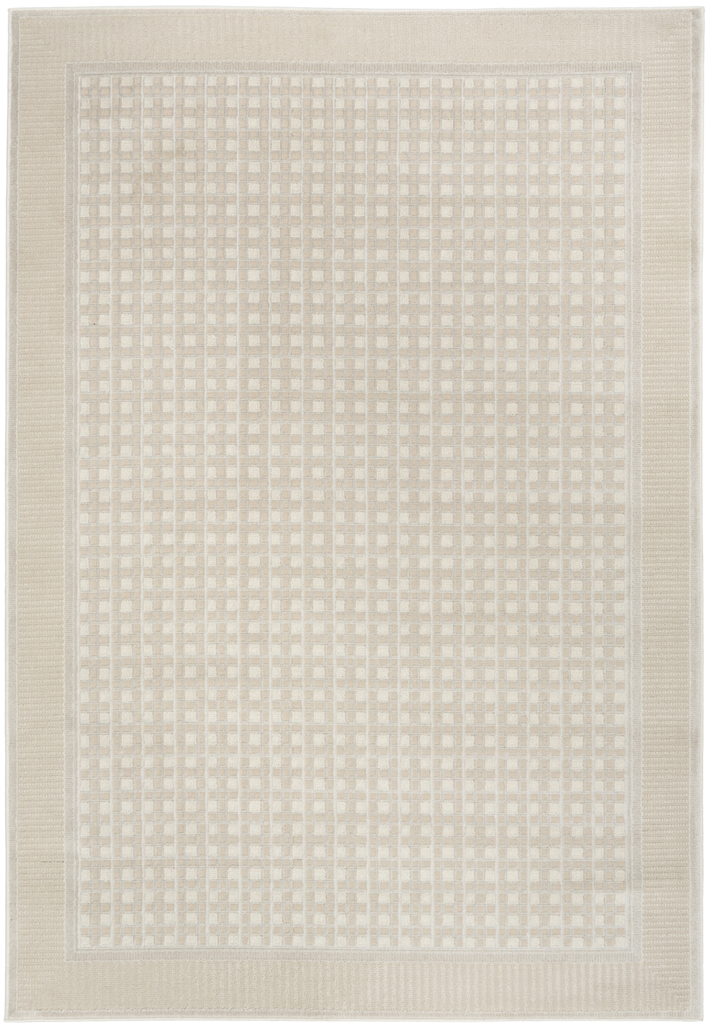 Nourison Nordic 4' x 6' Beige Modern Indoor Rug