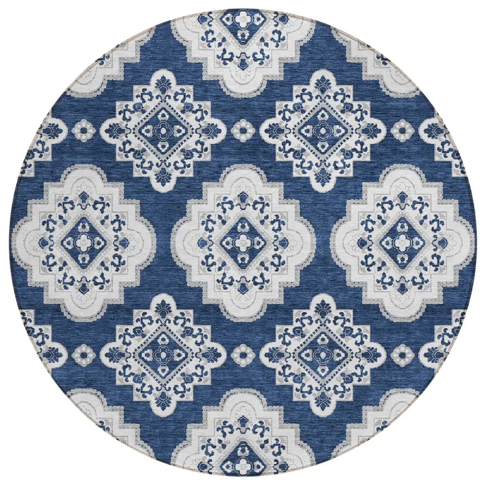 Chantille ACN878 Navy 8' x 8' Rug