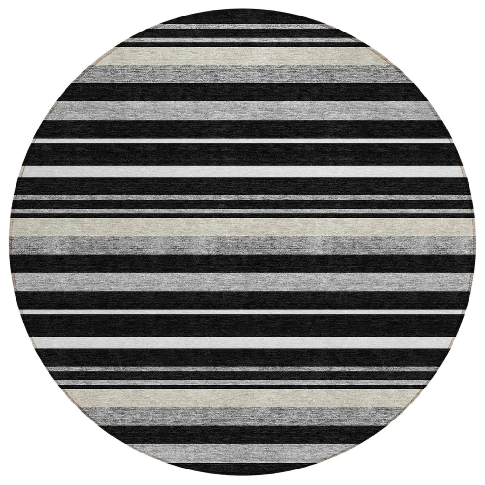 Chantille ACN879 Black 8' x 8' Rug
