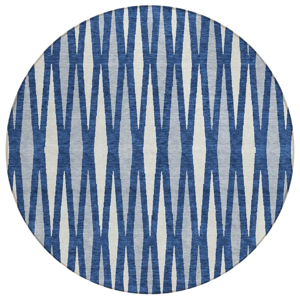 Chantille ACN881 Navy 8' x 8' Rug