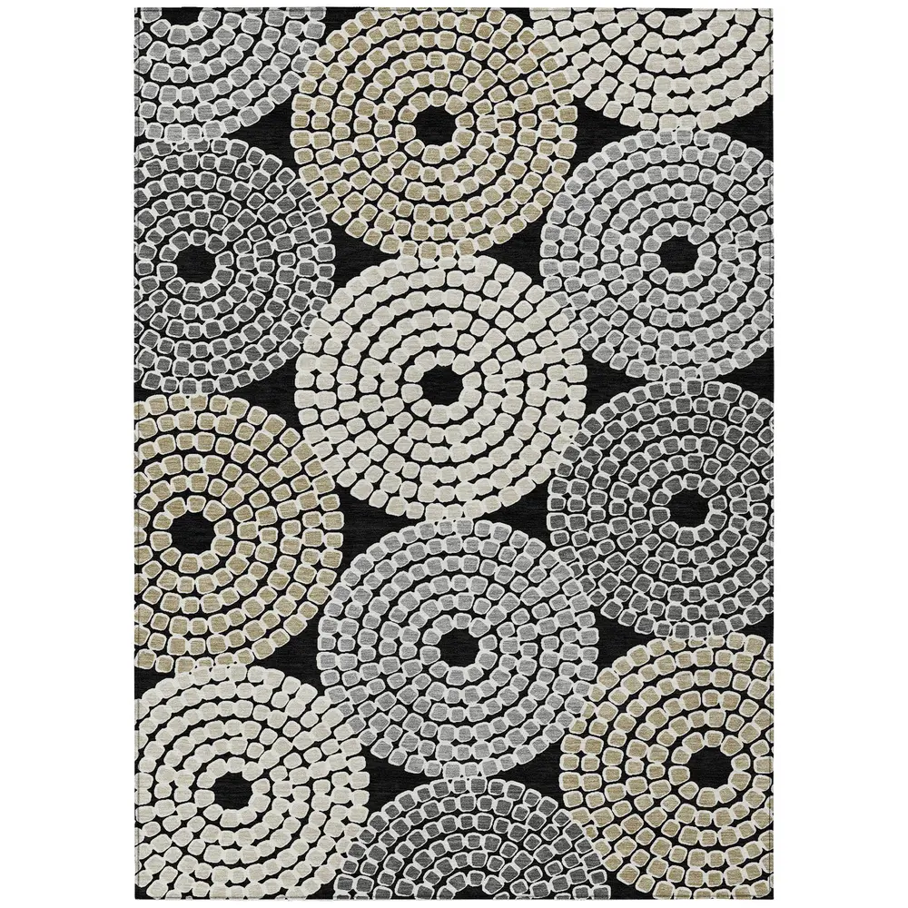 Chantille ACN882 Black 3' x 5' Rug