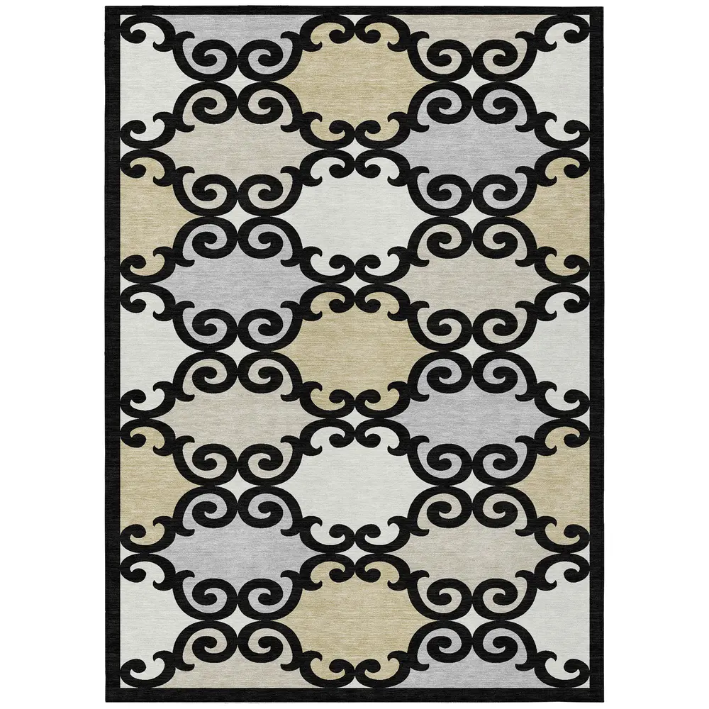Chantille ACN883 Black 10' x 14' Rug