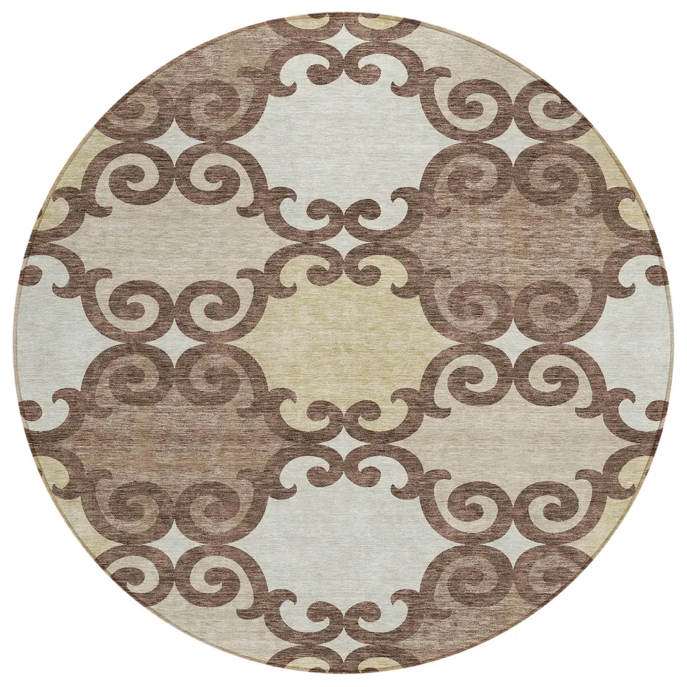 Chantille ACN883 Brown 8' x 8' Rug