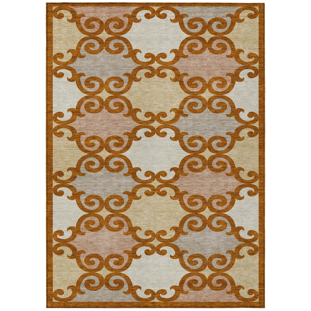 Chantille ACN883 Terracotta 8' x 10' Rug