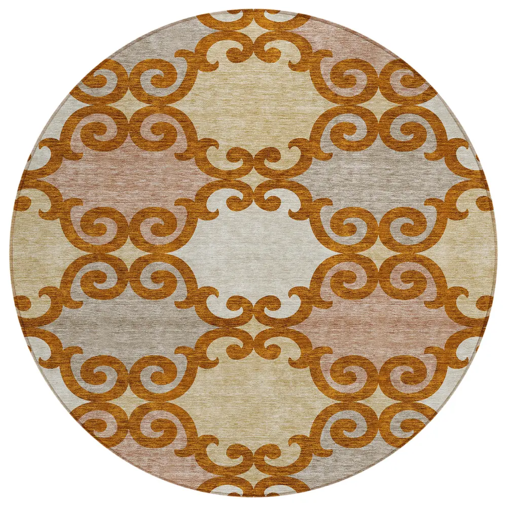 Chantille ACN883 Terracotta 8' x 8' Rug