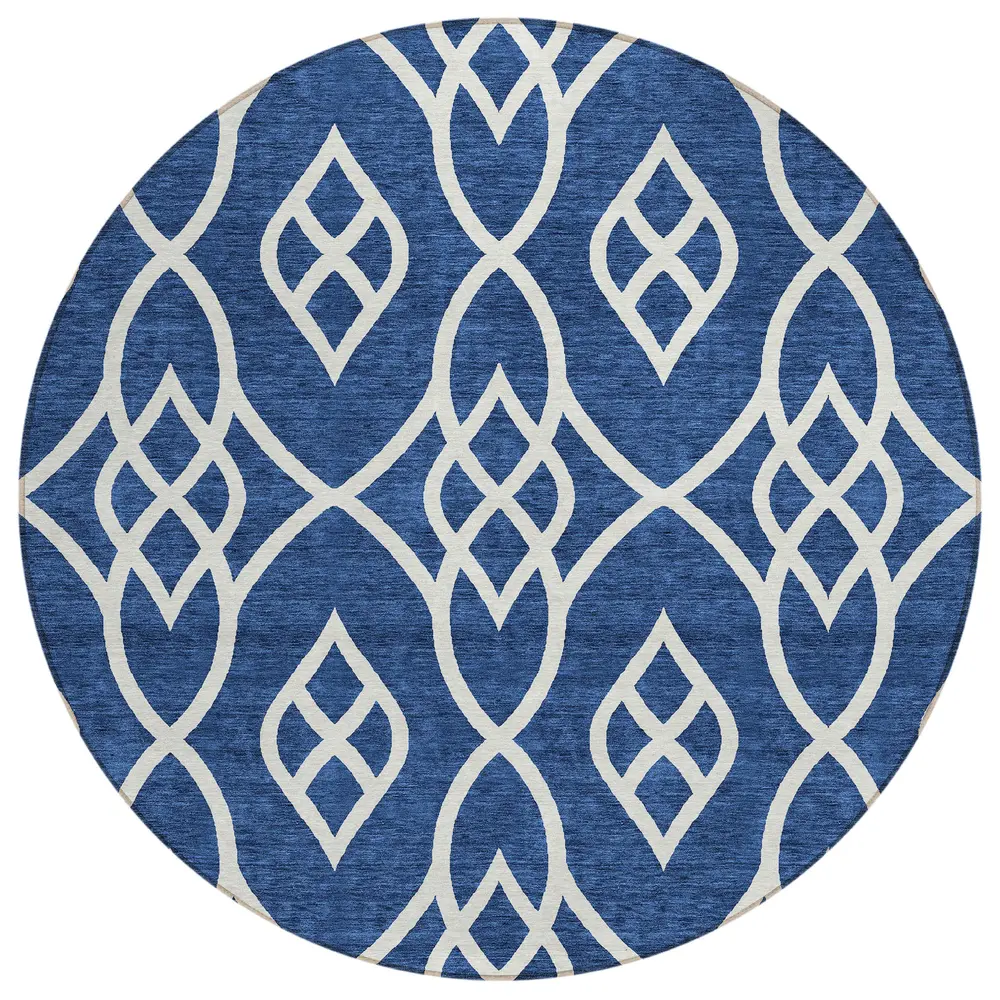 Chantille ACN884 Navy 8' x 8' Rug